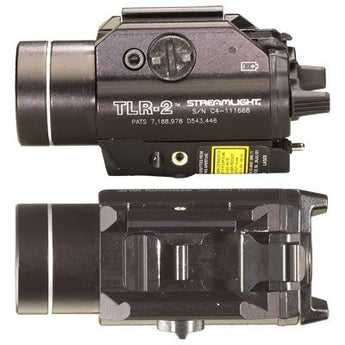 Streamlight TLR-2 69120 LED Pistol Light with Red Laser - Picatinny and Glock Rail Mount - Fits Beretta 90two, S&W 99 and S&W TSW - 300 Lumens - Includes 2 x CR123As