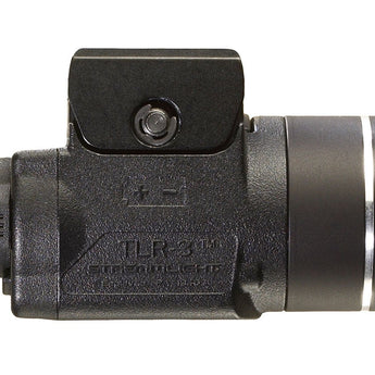 Streamlight TLR-3 Compact LED Weapon Light - Rail Locating Key Kit Fits Most Handguns or H&K USP Mounts - 125 Lumens - Includes 1 x CR2