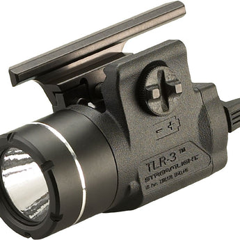 Streamlight TLR-3 Compact LED Weapon Light - Rail Locating Key Kit Fits Most Handguns or H&K USP Mounts - 125 Lumens - Includes 1 x CR2