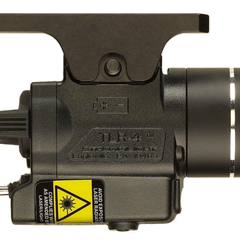 Streamlight TLR-4 Compact LED Weapon Light with Red Laser - Rail Locating Key Kit Fits Most Handguns or H&K USP Mounts - 125 Lumens - Includes 1 x CR2