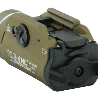 Streamlight TLR-1 HL Weapon Light - with optional Long Gun Kit or Earless Version - Black, Flat Dark Earth, or Flat Dark Earth Brown