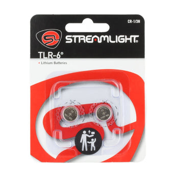 Streamlight 69271 3V CR 1/3N Lithium Coin Cell Batteries for the TLR-6 - Comes in a 2 Pack