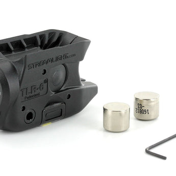 Streamlight TLR-6 Subcompact LED Pistol Light with Red Laser - Choice of Gun Mount - 100 Lumens - Includes 2 x CR1/3Ns