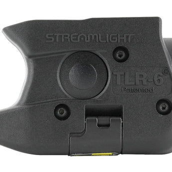 Streamlight TLR-6 Subcompact LED Pistol Light with Red Laser - Choice of Gun Mount - 100 Lumens - Includes 2 x CR1/3Ns