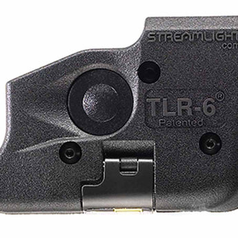 Streamlight TLR-6 Subcompact LED Pistol Light with Red Laser - Choice of Gun Mount - 100 Lumens - Includes 2 x CR1/3Ns