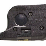 Streamlight TLR-6 Subcompact LED Pistol Light with Red Laser - Choice of Gun Mount - 100 Lumens - Includes 2 x CR1/3Ns