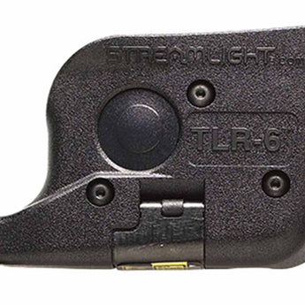 Streamlight TLR-6 Subcompact LED Pistol Light with Red Laser - Choice of Gun Mount - 100 Lumens - Includes 2 x CR1/3Ns