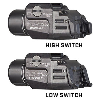 Streamlight TLR-7 HL-X USB LED Weapon Light - 1000 Lumens - Includes 1 x SL-B9 Battery - Black or FDE