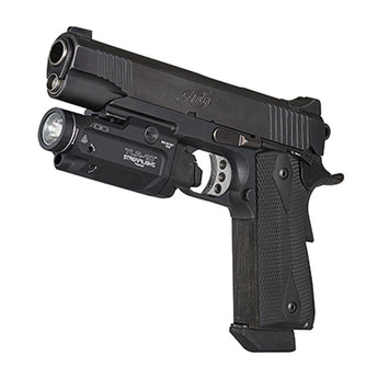 Streamlight 69470 TLR 10 Flex LED Weapon Light - 1000 Lumens - Includes 2 X CR123A, High Switch, Low Switch and Key Kit - Black