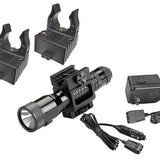 Streamlight Tactical Strion 74202 Rechargeable LED Flashlight with Weapon Mount, 120V AC/DC Charger and 1 x Holder - Fits Picatinny Railed Long Guns - 85 Lumens - Includes Li-ion Battery Pack
