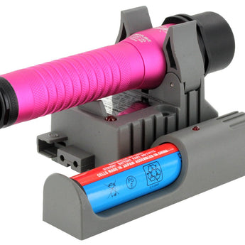Streamlight Pink Strion Rechargeable LED Flashlight with 120V AC/DC Charger - 260 Lumens - Includes Li-ion Battery - Pink