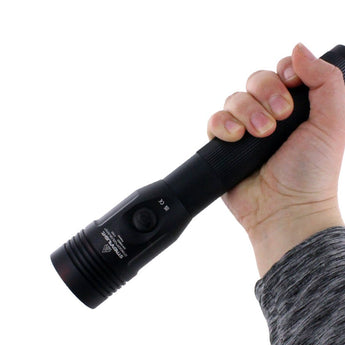 Streamlight Stinger Color-Rite Rechargeable Flashlight - 500 Lumens - 90 CRI - Includes NiMH Battery Pack - Black (75498) - No Charger or 120V AC/12V DC Charger or 120V AC/12V DC Piggyback Charger