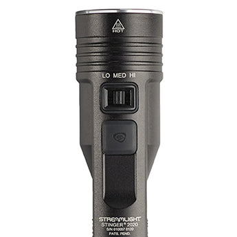 Streamlight Stinger 2020 Rechargeable LED Flashlight - 2000 Lumens - Without Charger, With AC Charger, or With DC Charger