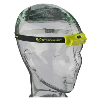 Streamlight Bandit Pro Rechargeable LED Headlamp - 180 Lumens - Uses Built-In Li-Poly Battery Pack - Includes Hard Hat Strap - Yellow - Box (61716)