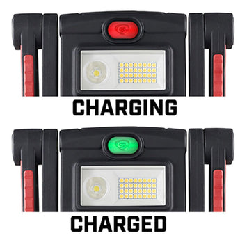 Streamlight BearTrap 360 Rechargeable LED Work Light - 2000 Lumens - 120V/100V AC - Includes 7.26V 5200mAh Li-ion Battery Pack - Red