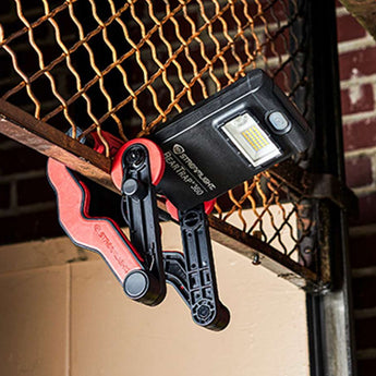 Streamlight BearTrap 360 Rechargeable LED Work Light - 2000 Lumens - 120V/100V AC - Includes 7.26V 5200mAh Li-ion Battery Pack - Red