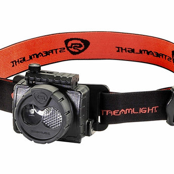 Streamlight 616 Double Clutch Headlamp - C4 LED - 125 Lumens - 1 x Li-Ion Battery - Black or Yellow - With USB Cord or 120V AC and Elastic and Rubber Straps