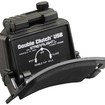 Streamlight 616 Double Clutch Headlamp - C4 LED - 125 Lumens - 1 x Li-Ion Battery - Black or Yellow - With USB Cord or 120V AC and Elastic and Rubber Straps