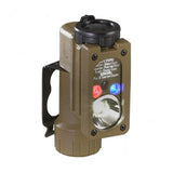 Streamlight 14120 Sidewinder Compact Aviation Flashlight with C4 LEDs, Helmet Mount and CR123A Lithium Battery, Coyote