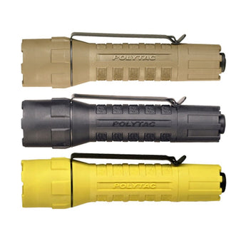 Streamlight PolyTac Tactical Flashlight - C4 LED - 600 Lumens - Includes 2 x CR123As - Black (88850), Coyote (88851) or Yellow (88853)