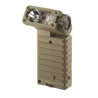 Streamlight Sidewinder Military Hands-Free Articulating Flashlight - White, Red, Blue and IR LEDs - 55 Lumens - Includes 2 x AAs - Accessories and Packaging Vary