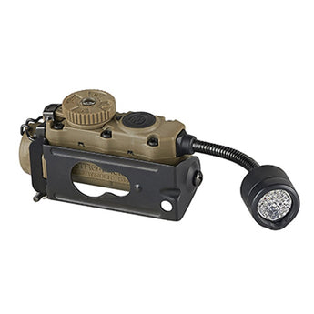 Streamlight Sidewinder Stalk LED Helmet Light - 76 Lumens - Uses 1 x CR123 or 1 x AA - Coyote - Mailer or Box Packaging - Mount Bundles Available