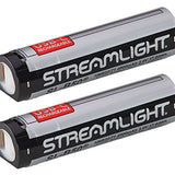 Streamlight 22112 SL-B50 4900mAh 3.6V Protected Lithium Ion (Li-Ion) Battery Pack With Built-In USB-C Charge Port - 2-Pack