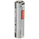 Streamlight 22102 SL-B26 USB 18650 2-Pack 2600mAh 3.7V Protected Lithium Ion (Li-Ion) Button Top Battery With Built-In USB Charger - 2-pack