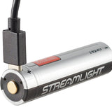 Streamlight 22102 SL-B26 USB 18650 2-Pack 2600mAh 3.7V Protected Lithium Ion (Li-Ion) Button Top Battery With Built-In USB Charger - 2-pack