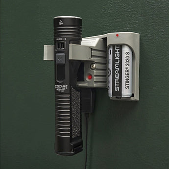 Streamlight Stinger 2020 S Rechargeable LED Flashlight - 2000 Lumens - 120V AC/12V DC - Charging Cradle Options - Black