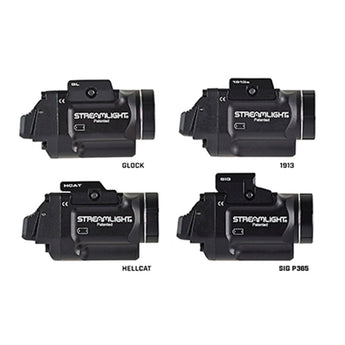 Streamlight TLR-8 Sub LED Weapon Light with Red or Green Laser - 500 Lumens - Glock, Sig Sauer, 1913, SA Hellcat Rail Compatibility - Includes 1 x CR123A