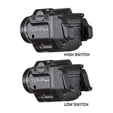 Streamlight TLR-8 Sub LED Weapon Light with Red or Green Laser - 500 Lumens - Glock, Sig Sauer, 1913, SA Hellcat Rail Compatibility - Includes 1 x CR123A