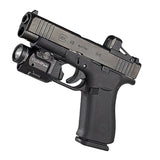 Streamlight TLR-8 Sub LED Weapon Light with Red or Green Laser - 500 Lumens - Glock, Sig Sauer, 1913, SA Hellcat Rail Compatibility - Includes 1 x CR123A