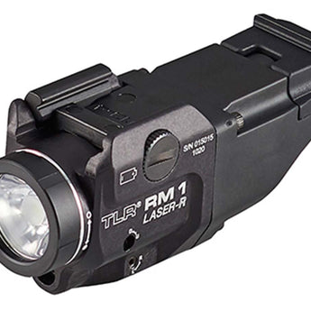 Streamlight TLR RM 1 Low-Profile Rail Mounted Weapon Light System with Remote Pressure Switch and Retaining Clips