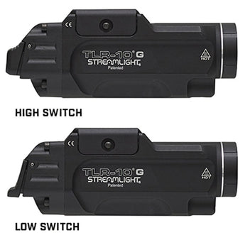 Streamlight 69473 TLR 10 G Flex Weapon Light - 1000 Lumens - Includes 2 x CR123A - Black