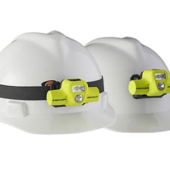 Streamlight USB HAZ-LO Headlamp - 250 Lumens - 120V AC Cord or Charge Cradle - Box - Yellow