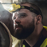 Streamlight USB HAZ-LO Headlamp - 250 Lumens - 120V AC Cord or Charge Cradle - Box - Yellow