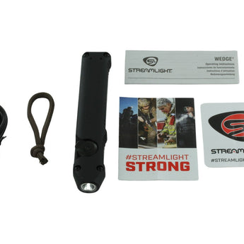 Streamlight 88810 Wedge USB-C Rechargeable EDC LED Flashlight - 1000 Lumens - Includes USB-C Cord and Lanyard - Box - Various Color Options