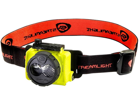 Streamlight 616 Double Clutch Headlamp - C4 LED - 125 Lumens - 1 x Li-Ion Battery - Black or Yellow - With USB Cord or 120V AC and Elastic and Rubber Straps