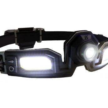 STKR FLEXIT Pro 6.5 Rechargeable LED Headlamp - 650 lumens - CREE LED - Includes 1 x 18650