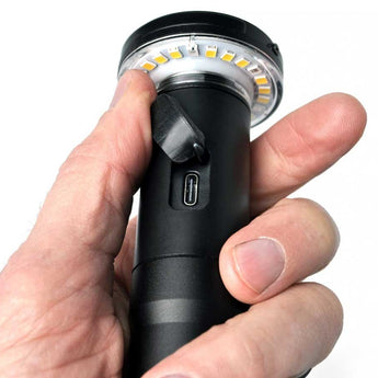 STKR FLi PRO USB-C Rechargeable Telescoping Light - 1200 lumens - Uses Integrated 3.7V 4000mAh Li-ion Battery Pack