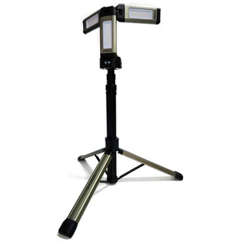 STKR Tri-Mobile USB-C Rechargeable LED Area Light - 2000 Lumens - Uses Built-in 7.4V 2000mAh Li-ion Battery Pack