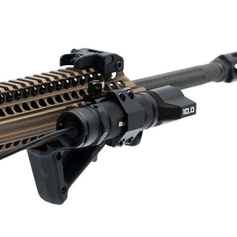 STKR BAMFF 10.0 Dual CREE LED Rechargeable Flashlight with Tactical Mount Kit - 1000 Lumens - Includes 1 x 18650