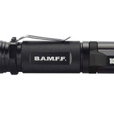 STKR BAMFF 10.0 Dual CREE LED Rechargeable Flashlight with Tactical Mount Kit - 1000 Lumens - Includes 1 x 18650