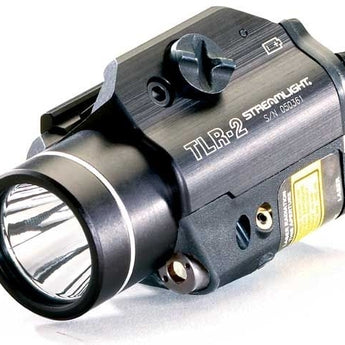 Streamlight TLR-2 69120 LED Pistol Light with Red Laser - Picatinny and Glock Rail Mount - Fits Beretta 90two, S&W 99 and S&W TSW - 300 Lumens - Includes 2 x CR123As