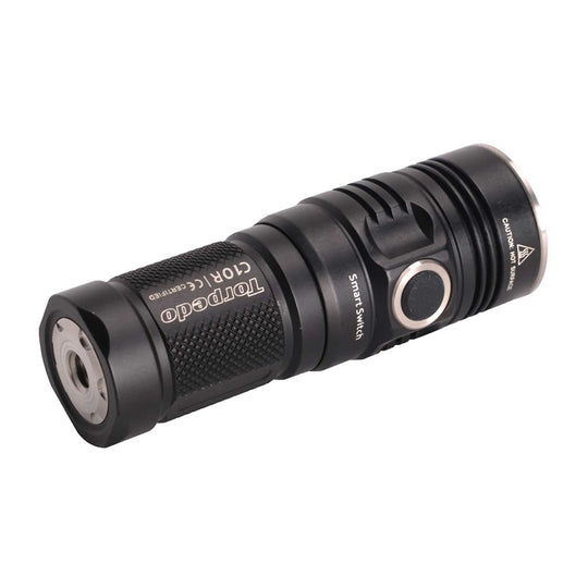 SUNWAYMAN C10R Torpedo LED Flashlight with CREE XM-L U2 LED - 190 Lumens - Uses 1 x CR123A or 1 x 16340
