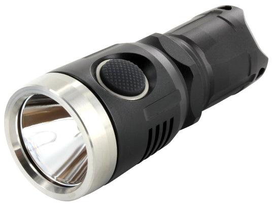 Sunwayman C13R USB Rechargeable LED Flashlight - Angle Shot