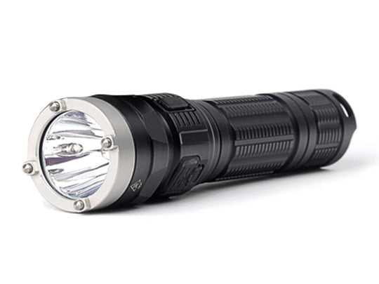 Sunwayman T20CC USB Rechargeable Tri-Color Tactical Flashlight - CREE XM-L2 U3 White LED - Red, Green and UV Outputs - 1000 Lumens - Uses 1 x 18650 or 2 x CR123A - Black