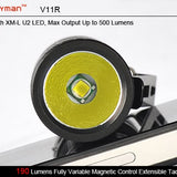 Sunwayman V11R Flashlight Cree XML LED Up to 500 Lumens Uses 1 x 16340 or 1 x CR123A Battery