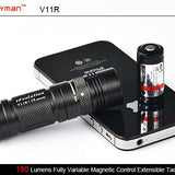 Sunwayman V11R Flashlight Cree XML LED Up to 500 Lumens Uses 1 x 16340 or 1 x CR123A Battery